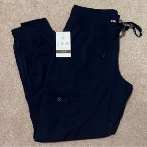 Med couture Womens touch joggers/ navy/ size: small